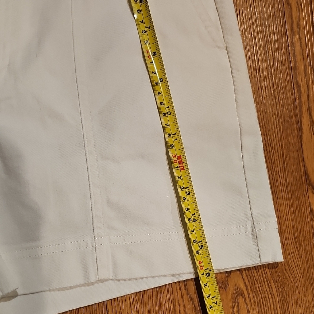 INC International Concepts High Waist Bright White Shorts Sz 8 - Picture 9 of 10
